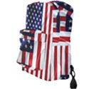 American Usa Flag Vertical Full Print Backpack View3