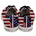 American Usa Flag Vertical Men s Low Top Canvas Sneakers View4