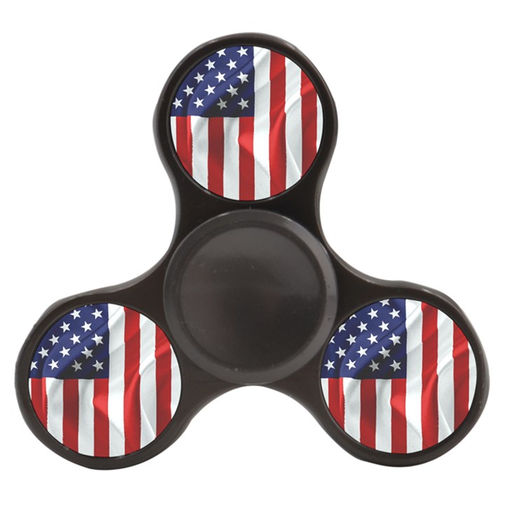 American Usa Flag Vertical Finger Spinner