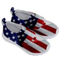 American Usa Flag Vertical Velcro Strap Shoes View3