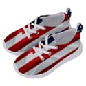 American Usa Flag Vertical Running Shoes View2