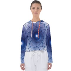 Network Social Abstract Women s Slouchy Sweat