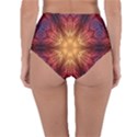 Fractal Abstract Artistic Reversible High-Waist Bikini Bottoms View4