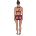 Fractal Abstract Artistic Racerback Boyleg Bikini Set View2