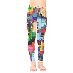 Color Abstract Background Textures Kids  Legging by Nexatart