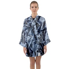 Pattern Abstract Desktop Fabric Long Sleeve Kimono Robe