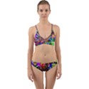 Background Color Pattern Structure Wrap Around Bikini Set View1