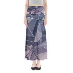 Abstract Background Abstract Minimal Full Length Maxi Skirt