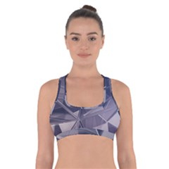 Abstract Background Abstract Minimal Cross Back Sports Bra