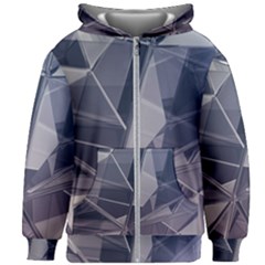 Abstract Background Abstract Minimal Kids Zipper Hoodie Without Drawstring