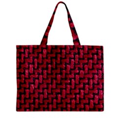 Fabric Pattern Desktop Textile Zipper Mini Tote Bag