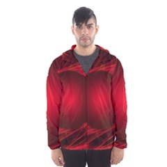 Abstract Scrawl Doodle Mess Hooded Windbreaker (men)