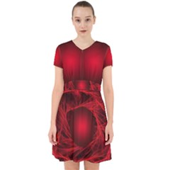 Abstract Scrawl Doodle Mess Adorable In Chiffon Dress
