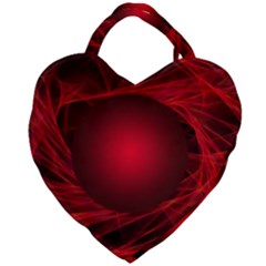 Abstract Scrawl Doodle Mess Giant Heart Shaped Tote