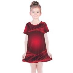 Abstract Scrawl Doodle Mess Kids  Simple Cotton Dress