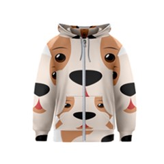 Dog Animal Boxer Family House Pet Kids  Zipper Hoodie