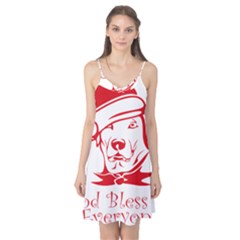 Dog Santa Hat Winter Christmas Camis Nightgown