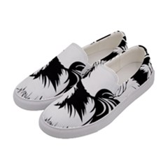 Animal Canine Dog Japanese Chin Women s Canvas Slip Ons