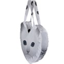 Cat Animal Pet Kitty Cats Kitten Giant Heart Shaped Tote View3