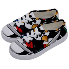 Penguin Pirate Tux Animal Bandana Kids  Classic Low Top Sneakers by Sapixe