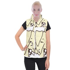 Doggy Dog Puppy Animal Pet Figure Women s Button Up Vest by Sapixe