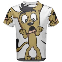 Animal Canine Cartoon Dog Pet Men s Cotton Tee