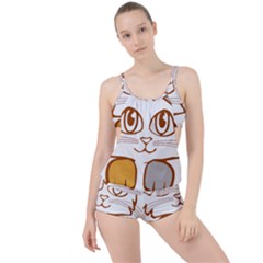 Animal Cat Feline Kitten Pet Boyleg Tankini Set  by Sapixe