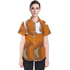 Squirrel Animal Pet Women s Short Sleeve Shirt