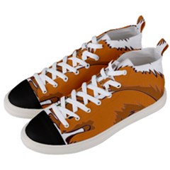 Squirrel Animal Pet Men s Mid-top Canvas Sneakers