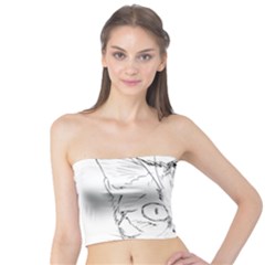 Cat Feline Animal Pet Tube Top by Sapixe