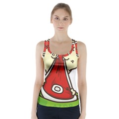 Doggy Dog Puppy Animal Pet Figure Racer Back Sports Top by Sapixe
