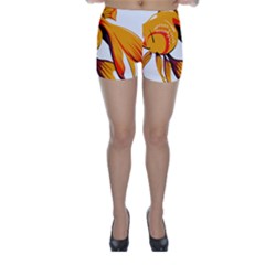 Goldfish Fish Tank Water Tropical Skinny Shorts by Sapixe