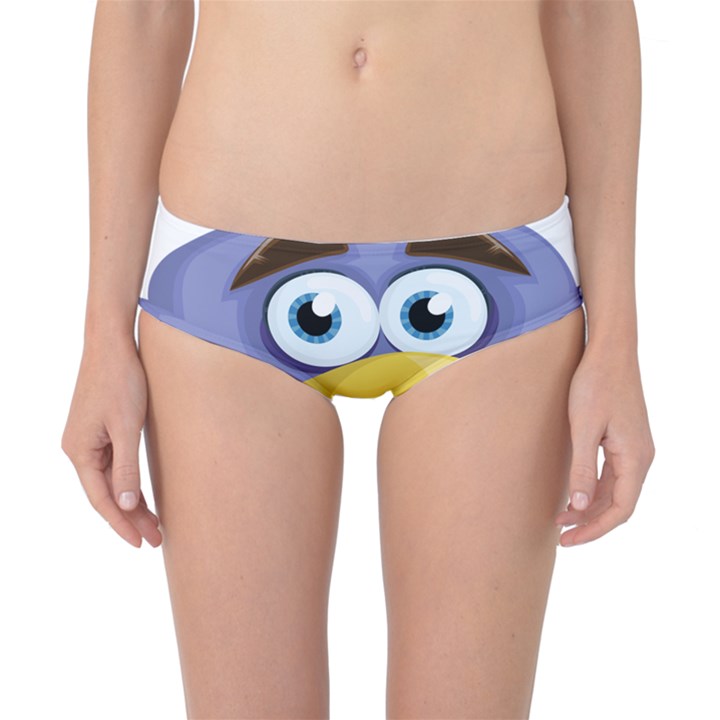 Bird Violet Beak Feather Fun Classic Bikini Bottoms