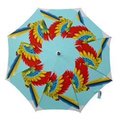 Parrot Animal Bird Wild Zoo Fauna Hook Handle Umbrellas (medium) by Sapixe