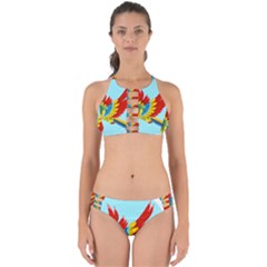 Parrot Animal Bird Wild Zoo Fauna Perfectly Cut Out Bikini Set