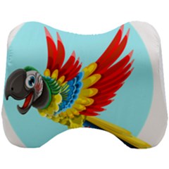 Parrot Animal Bird Wild Zoo Fauna Head Support Cushion by Sapixe