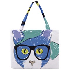 Drawing Cat Pet Feline Pencil Mini Tote Bag by Sapixe