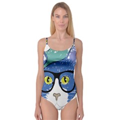 Drawing Cat Pet Feline Pencil Camisole Leotard 