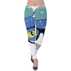 Drawing Cat Pet Feline Pencil Velvet Leggings