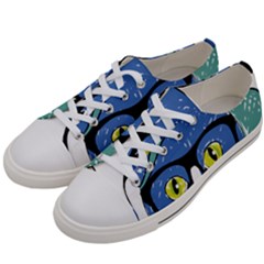 Drawing Cat Pet Feline Pencil Women s Low Top Canvas Sneakers