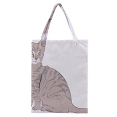 Kitten Cat Drawing Line Art Line Classic Tote Bag