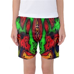 Faces Women s Basketball Shorts by MRTACPANS