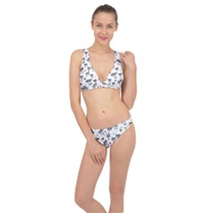 Tropical Pattern Classic Banded Bikini Set  by Valentinaart