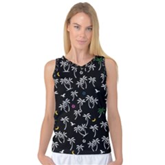 Tropical Pattern Women s Basketball Tank Top