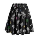 Tropical pattern High Waist Skirt View1