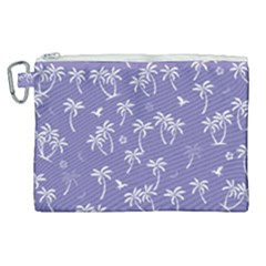 Tropical Pattern Canvas Cosmetic Bag (xl) by Valentinaart