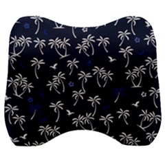 Tropical Pattern Velour Head Support Cushion by Valentinaart
