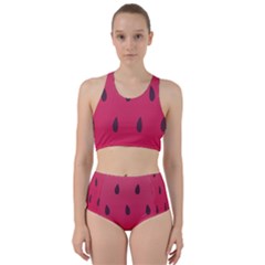 Watermelon Fruit Summer Red Fresh Racer Back Bikini Set