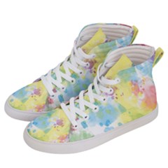 Abstract Pattern Color Art Texture Women s Hi-top Skate Sneakers by Nexatart