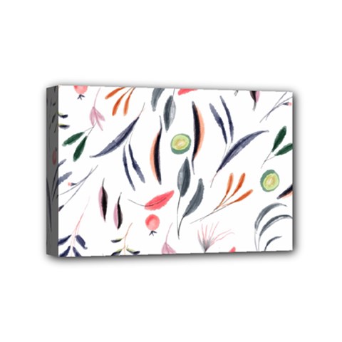 Watercolor Tablecloth Fabric Design Mini Canvas 6  X 4  by Nexatart